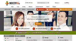 Desktop Screenshot of industry-eu.cz